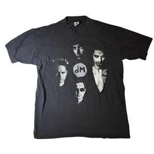 Depeche Mode DM‎ Plus T-Shirt Alternative Rock New Wave Synth 90's One Size